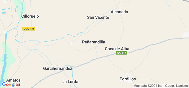 Mapa de Peñarandilla