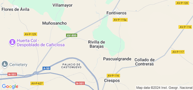 Mapa de Rivilla de Barajas