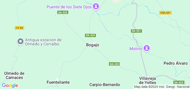 Mapa de Bogajo