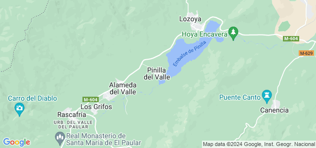 Mapa de Pinilla del Valle