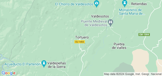 Mapa de Tortuero