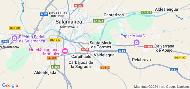 Mapa de Santa Marta de Tormes