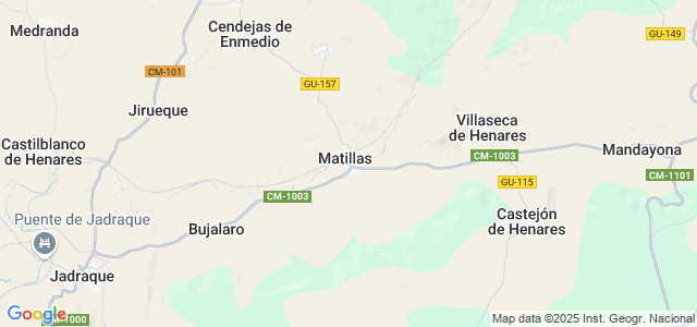 Mapa de Matillas