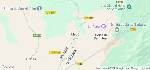 Mapa de Lledó