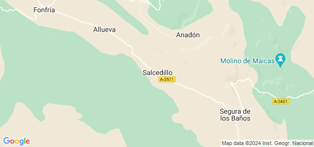 Mapa de Salcedillo