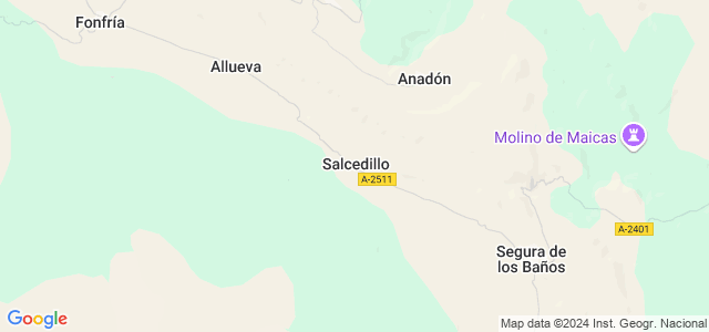 Mapa de Salcedillo