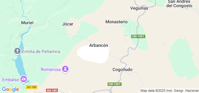 Mapa de Arbancón