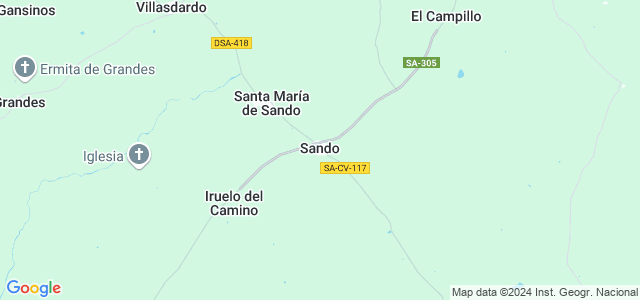 Mapa de Sando