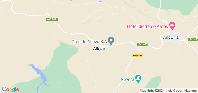 Mapa de Alloza