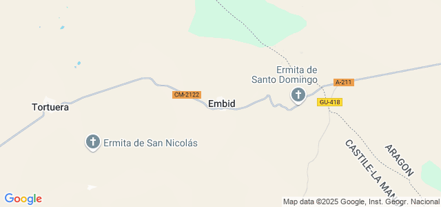 Mapa de Embid