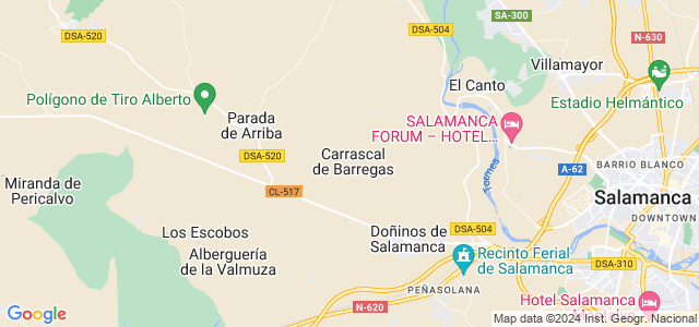 Mapa de Carrascal de Barregas