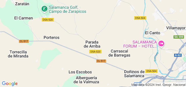 Mapa de Parada de Arriba