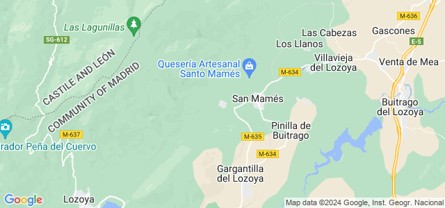 Mapa de Navarredonda y San Mamés
