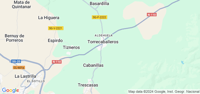 Mapa de Torrecaballeros