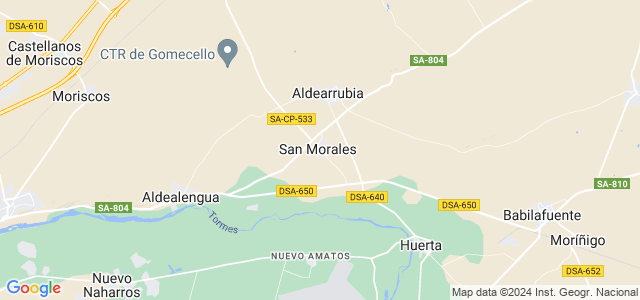 Mapa de San Morales