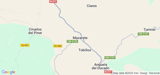 Mapa de Mazarete