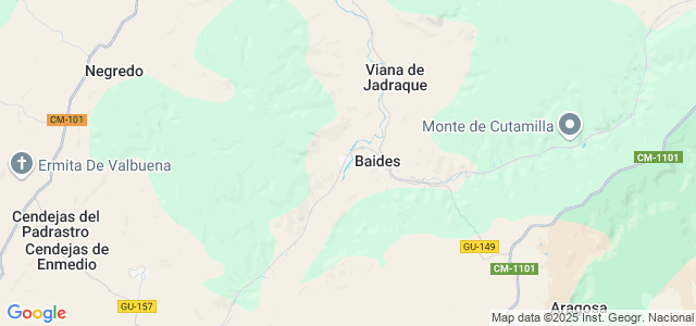 Mapa de Baides