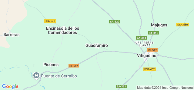 Mapa de Guadramiro