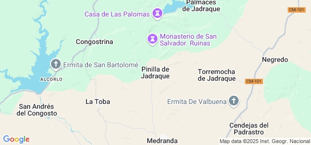 Mapa de Pinilla de Jadraque