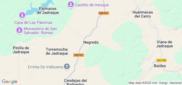 Mapa de Negredo