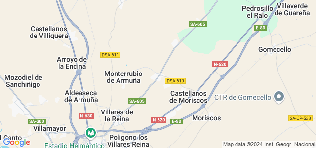 Mapa de San Cristóbal de la Cuesta