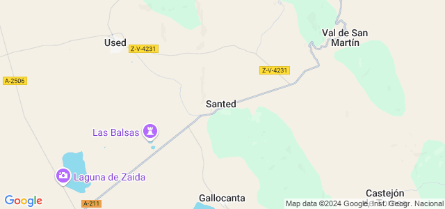 Mapa de Santed