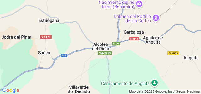 Mapa de Alcolea del Pinar