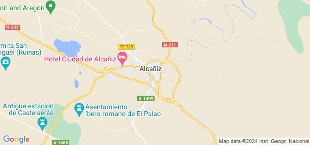 Mapa de Alcañiz