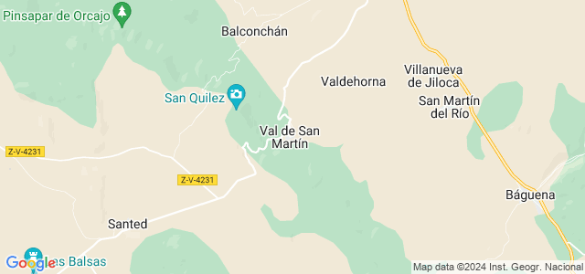 Mapa de Val de San Martín