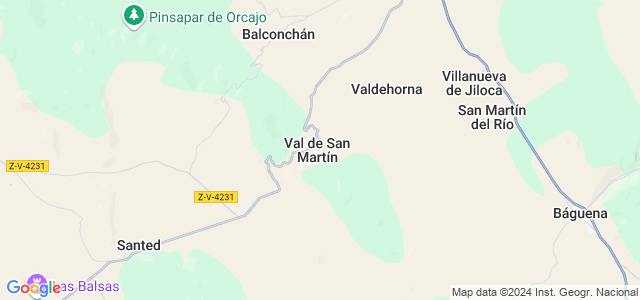 Mapa de Val de San Martín