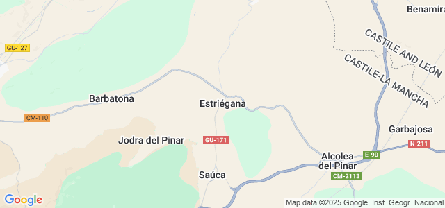 Mapa de Estriégana