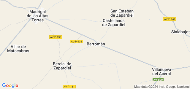 Mapa de Barromán