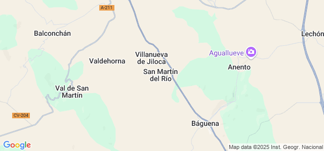 Mapa de San Martín del Río