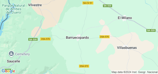 Mapa de Barruecopardo