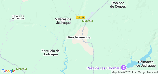 Mapa de Hiendelaencina