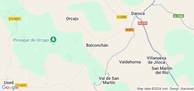 Mapa de Balconchán