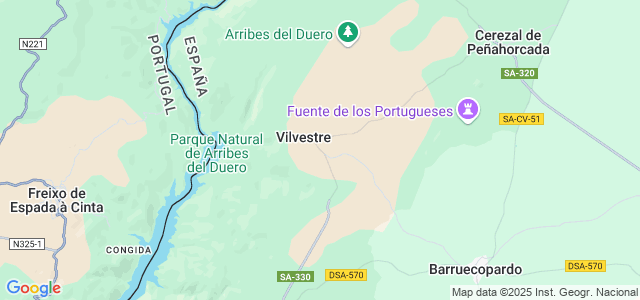 Mapa de Vilvestre