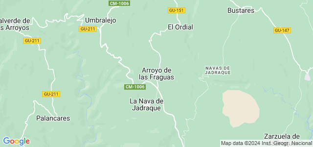 Mapa de Arroyo de las Fraguas