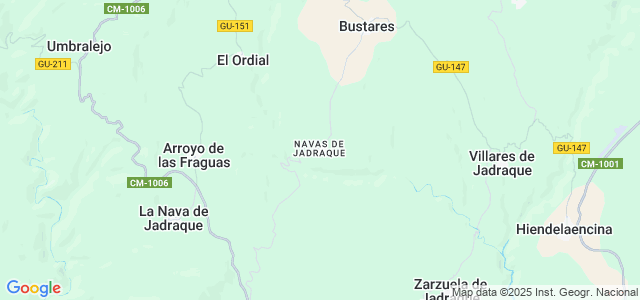 Mapa de Navas de Jadraque