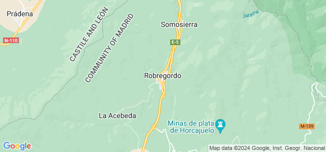 Mapa de Robregordo