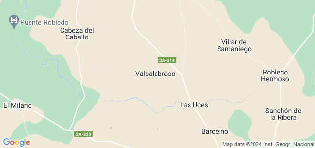 Mapa de Valsalabroso