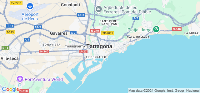 Mapa de Tarragona