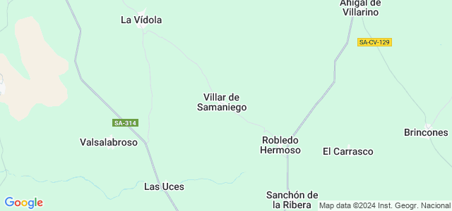 Mapa de Villar de Samaniego