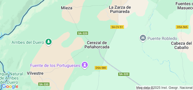 Mapa de Cerezal de Peñahorcada