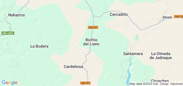 Mapa de Riofrío del Llano