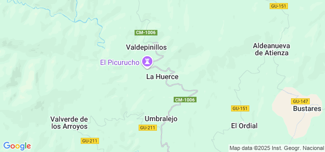 Mapa de Huerce