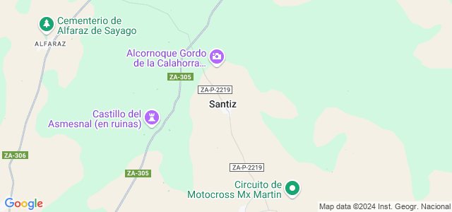 Mapa de Santiz