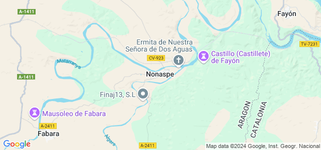 Mapa de Nonaspe