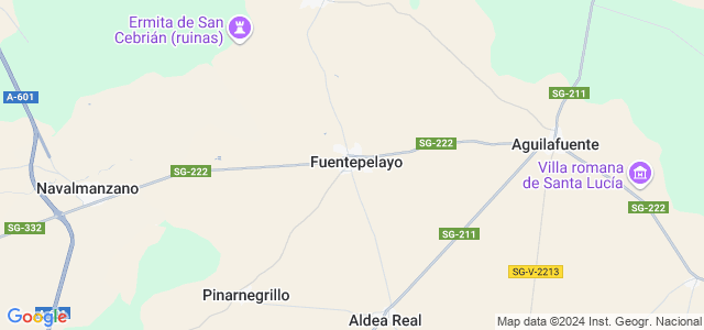 Mapa de Fuentepelayo