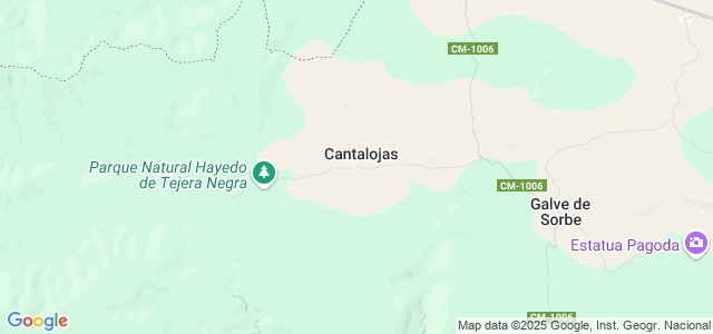 Mapa de Cantalojas